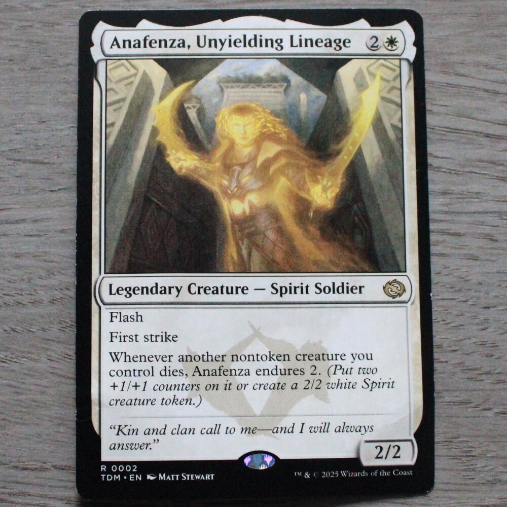 Magic: The Gathering "Anafenza, Unyielding Lineage" Trading/Playing Card